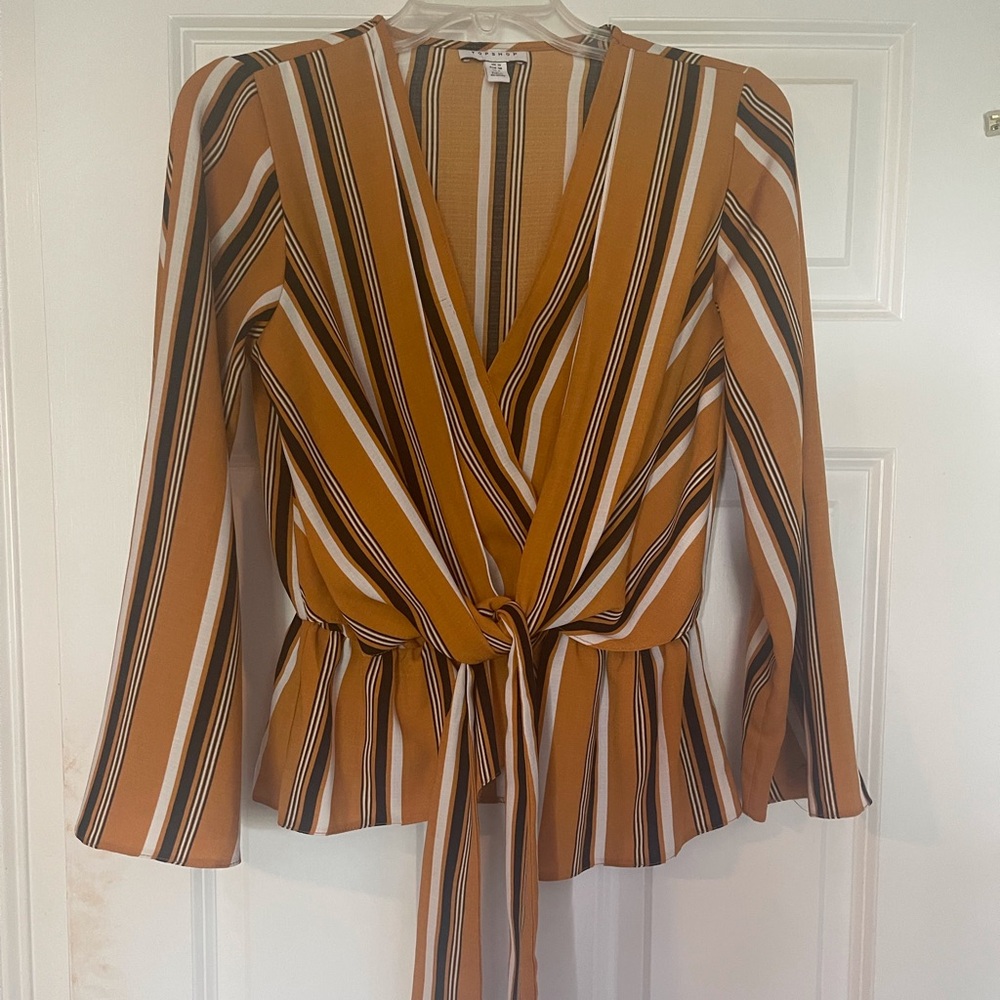 TOPSHOP Long Sleeve Blouse